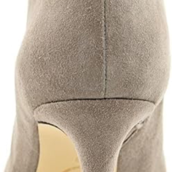 Michael Michael Kors Sammy Platform Ankle Booties Pearl Grey sz 10 - Picture 4 of 17